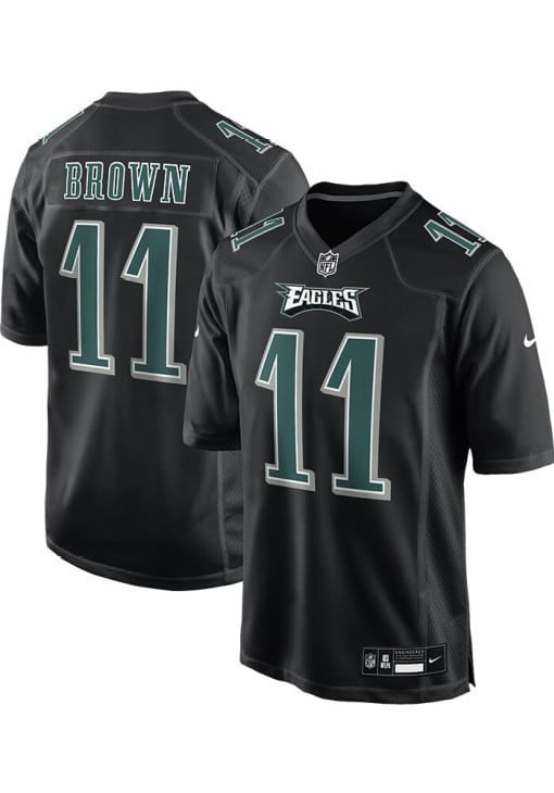 Countryhomegear AJ Brown #11 Philadelphia Eagles 2024 Fashion Game Jersey – Men’s – Carbon Black