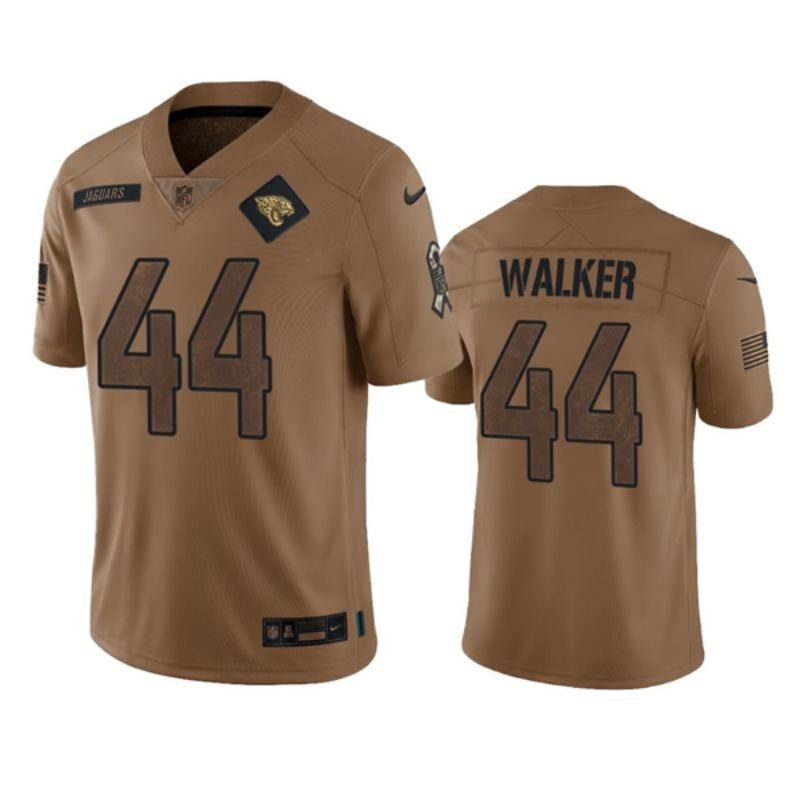 Countryhomegear Jacksonville Jaguars 44 Travon Walker 2023 Salute To Service Jersey – Brown