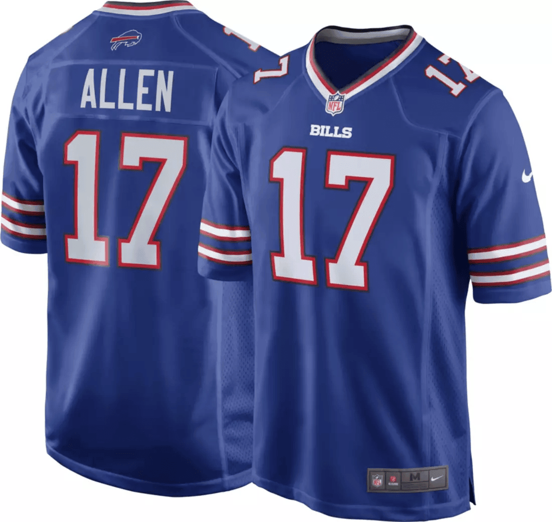 Countryhomegear Josh Allen Buffalo Bills Player Game Jersey – Royal
