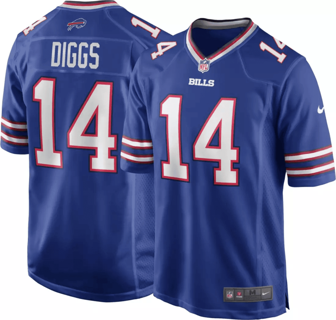 Countryhomegear Stefon Diggs Buffalo Bills Player Game Jersey – Royal