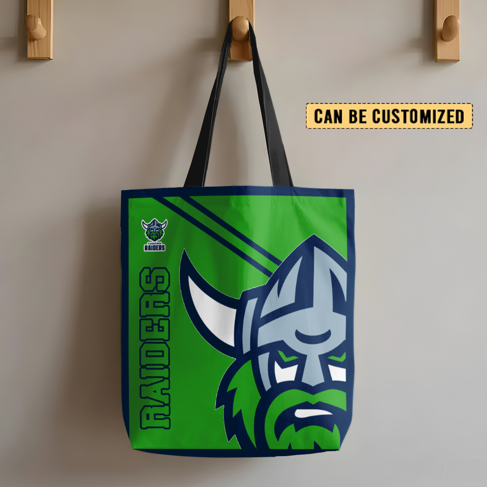 Aussiesmerch Canberra Raiders Personalized Tote Bags Gift For Fans