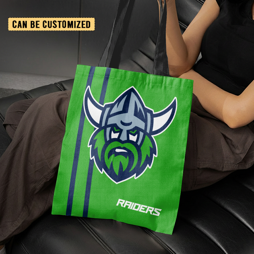 Aussiesmerch Canberra Raiders Personalized Tote Bags Gift For Fans