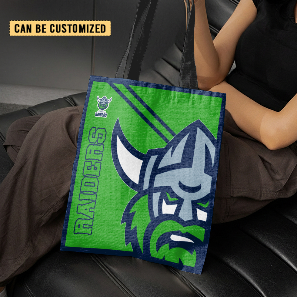 Aussiesmerch Canberra Raiders Personalized Tote Bags Gift For Fans
