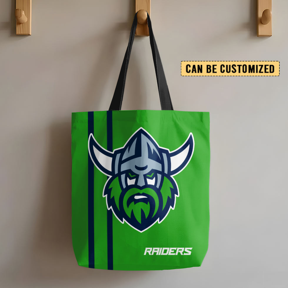Aussiesmerch Canberra Raiders Personalized Tote Bags Gift For Fans