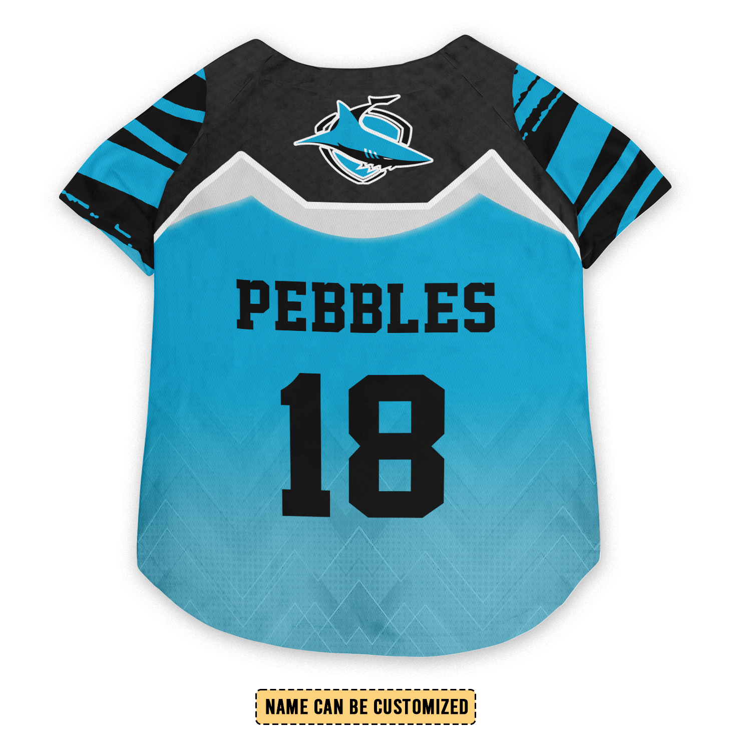Aussiesmerch Cronulla-Sutherland Sharks Personalized Pet Baseball Jersey Gift For Fans