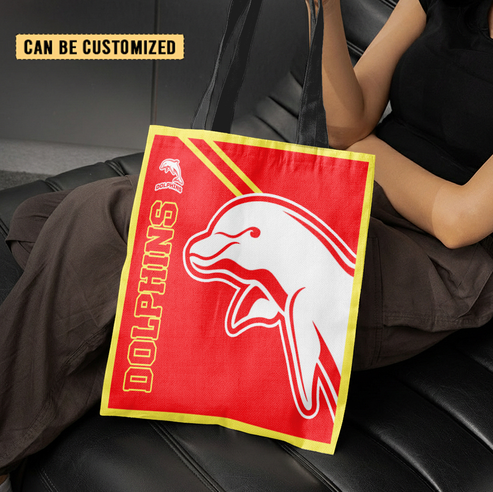 Aussiesmerch Dolphins Personalized Tote Bags Gift For Fans