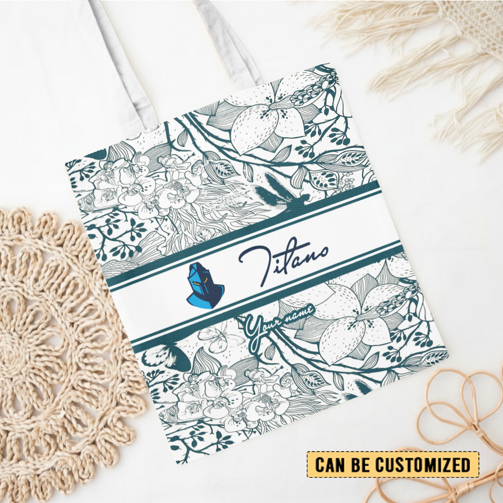 Aussiesmerch Gold Coast Titans Personalized Tote Bags Gift For Fans