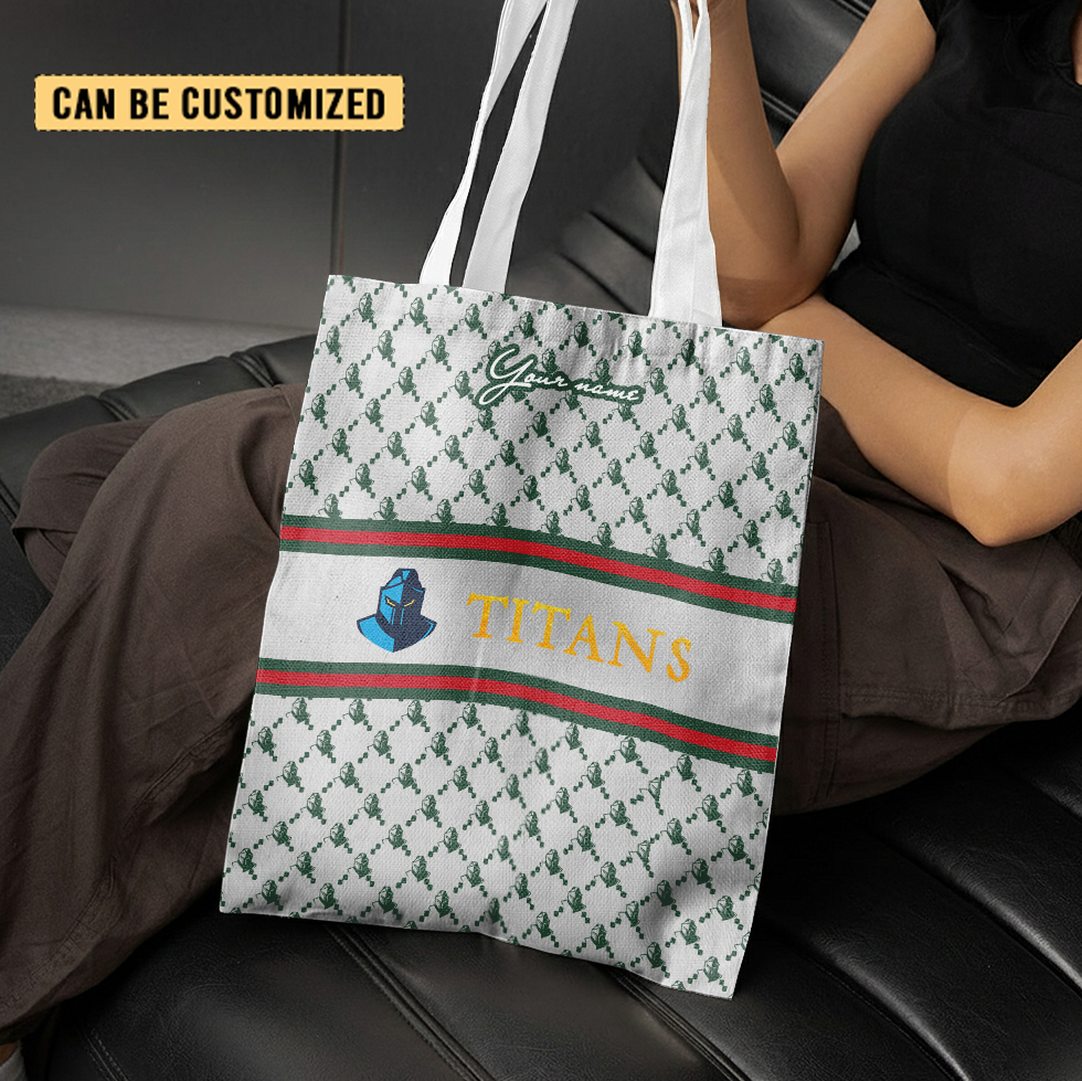 Aussiesmerch Gold Coast Titans Personalized Tote Bags Gift For Fans