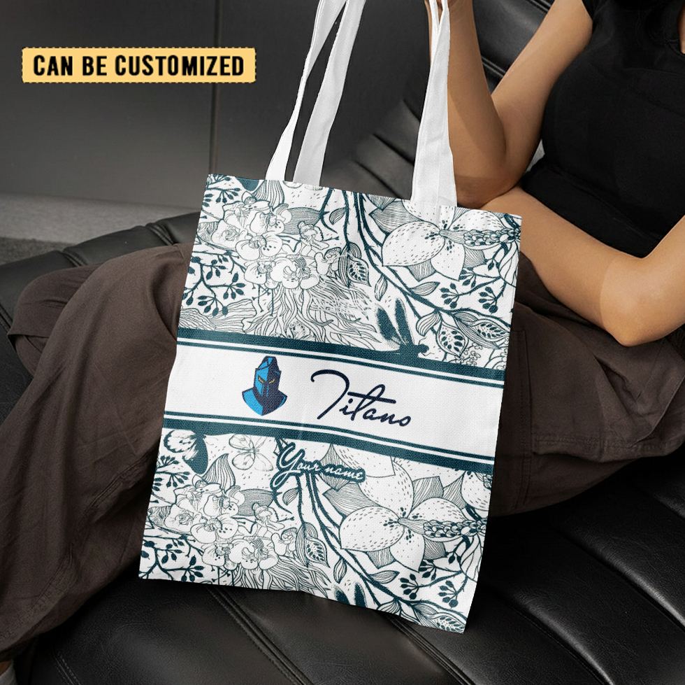 Aussiesmerch Gold Coast Titans Personalized Tote Bags Gift For Fans