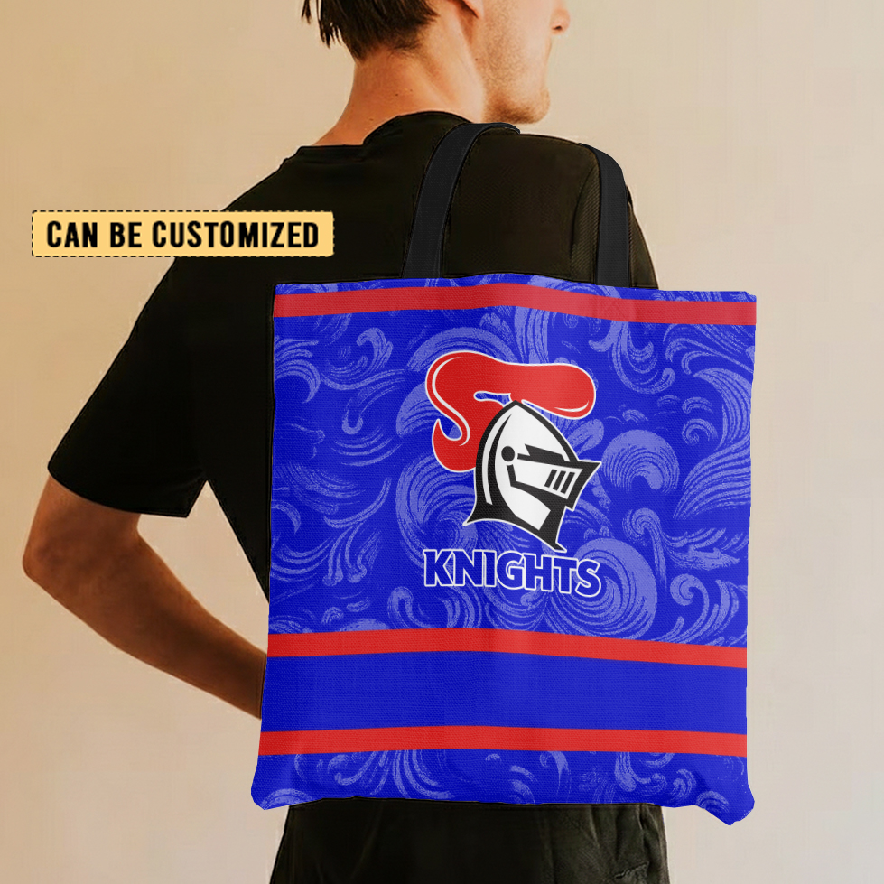 Aussiesmerch Newcastle Knights Personalized Tote Bags Gift For Fans