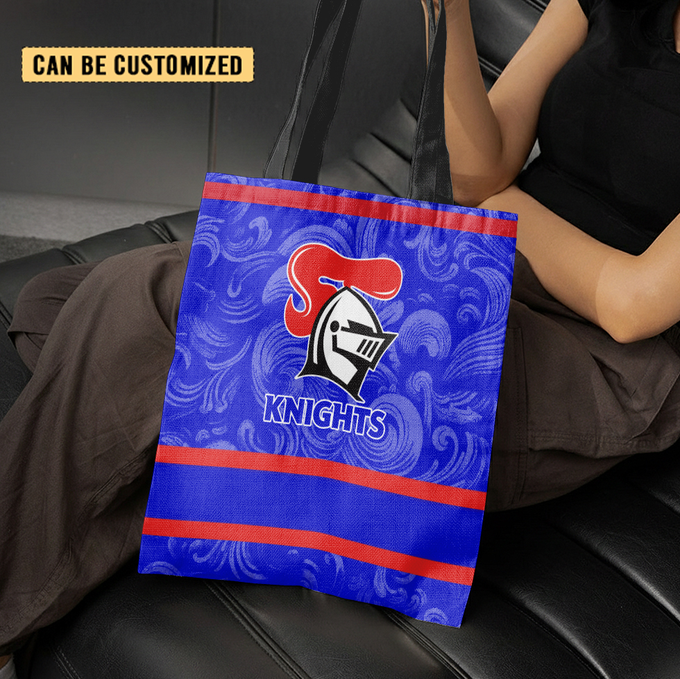 Aussiesmerch Newcastle Knights Personalized Tote Bags Gift For Fans