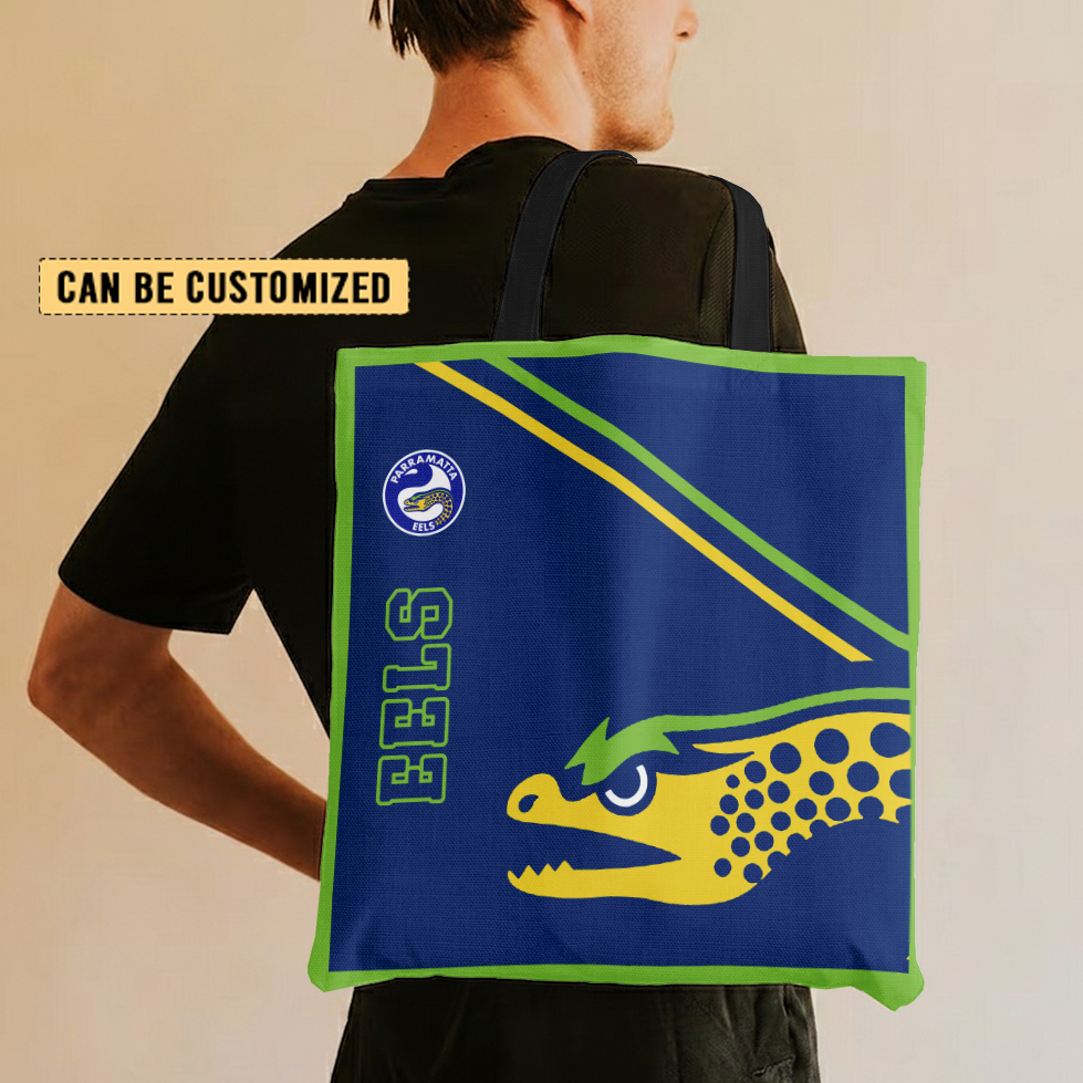 Aussiesmerch Parramatta Eels Personalized Tote Bags Gift For Fans