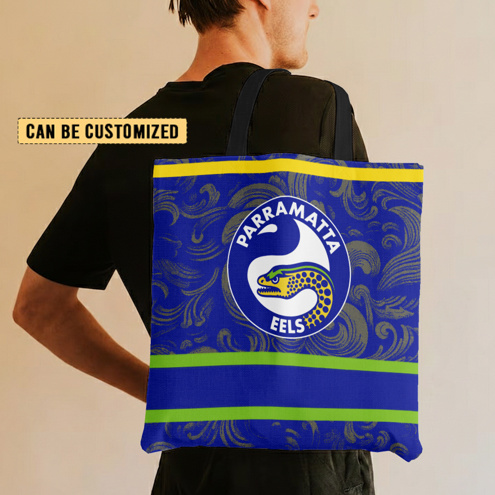 Aussiesmerch Parramatta Eels Personalized Tote Bags Gift For Fans