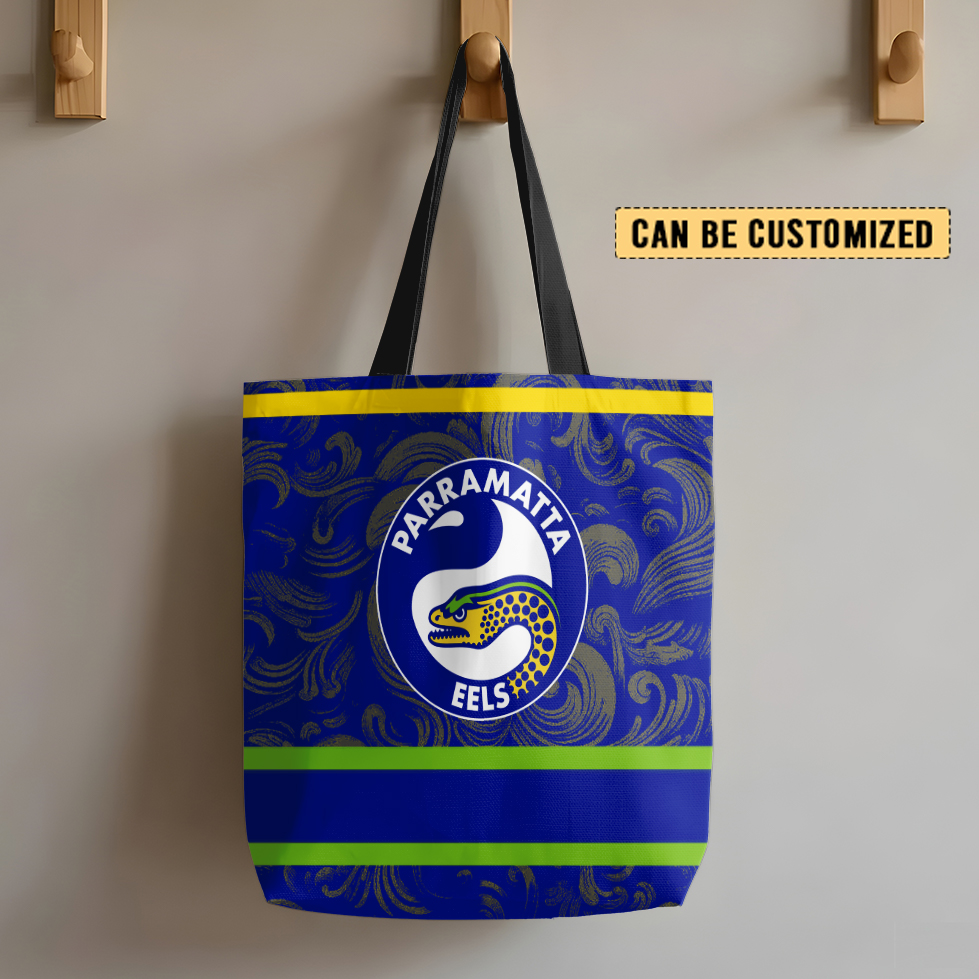 Aussiesmerch Parramatta Eels Personalized Tote Bags Gift For Fans