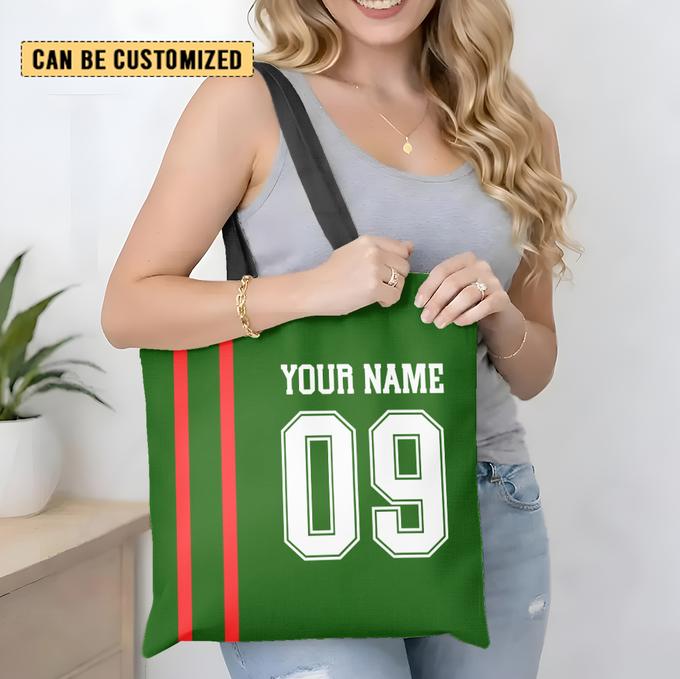 Aussiesmerch South Sydney Rabbitohs Personalized Tote Bags Gift For Fans